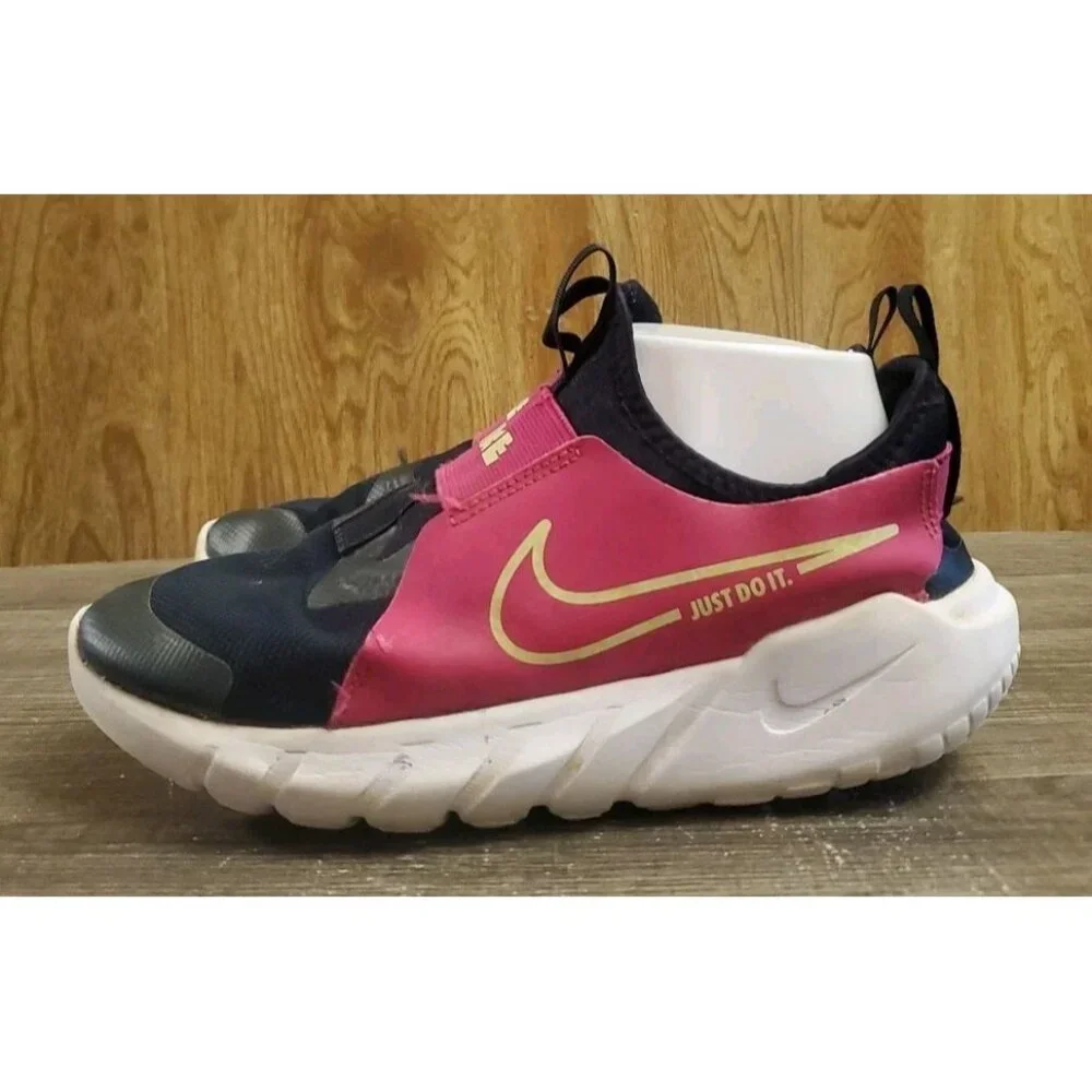 Nike Flex‎ Runner 2 Slip On Sneakers Youth Size 6Y Pink